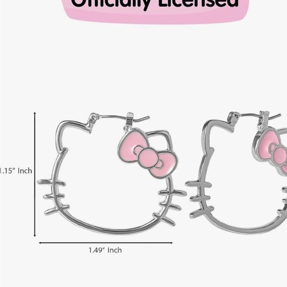 Hello Kitty Dangle & Hoop Earrings - Picture 5 of 13